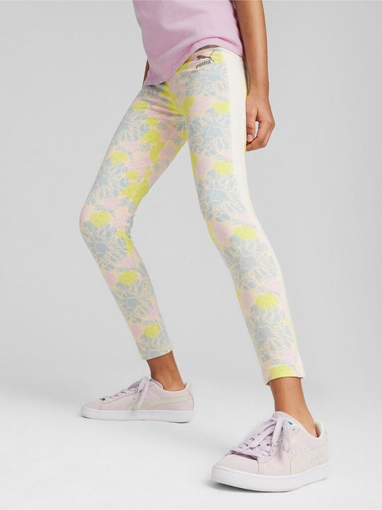 Kids Legging Sports Long Beige