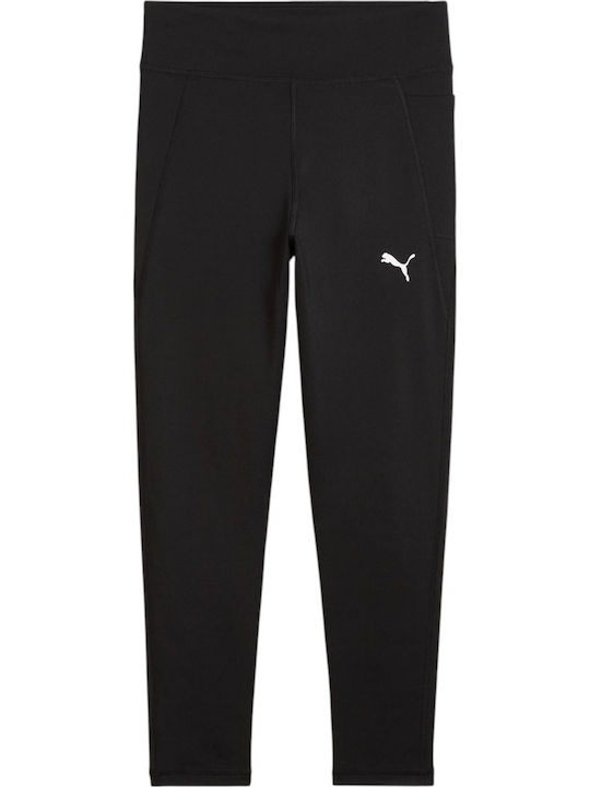 Kids Legging Sports Cropped Black ESS