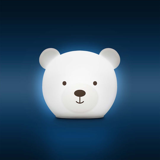 Zazu Nursery Night Light Bor The Bear Usb White