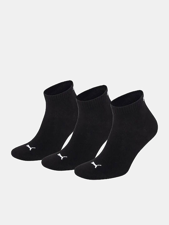 PUMA Quarter Football Black Socks 3 Pairs