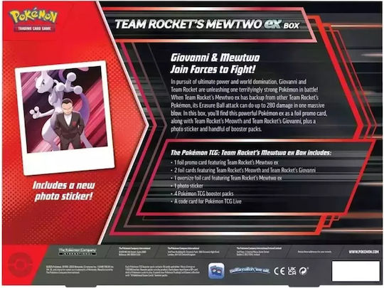 Pokémon Tcg Team Rockets Mewtwo Ex Box