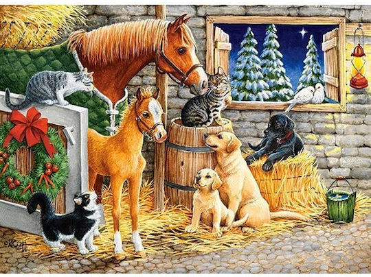 Kinderpuzzle Gathering Friends 300pcs Castorland