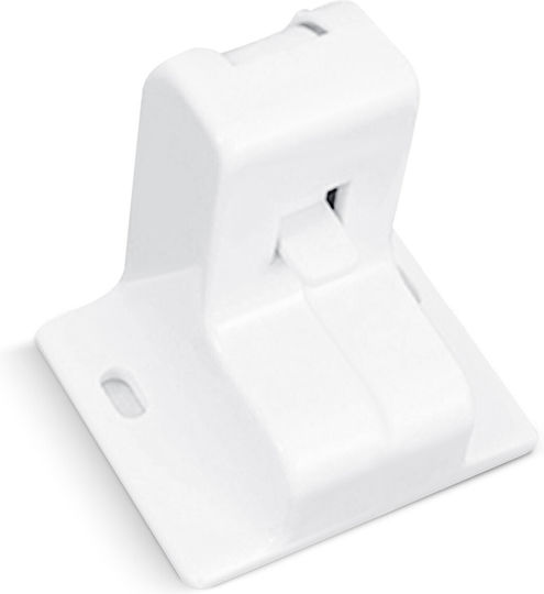 Ricokids Siguranță de protecție pentru ușă cu autocolant din Plastic în Culoare Alb 8buc