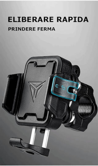 Motowolf Mh1 Suport Telefon din Aluminiu pentru Motocicletă Atv Scooter Anti-vibrații pentru Ghidon