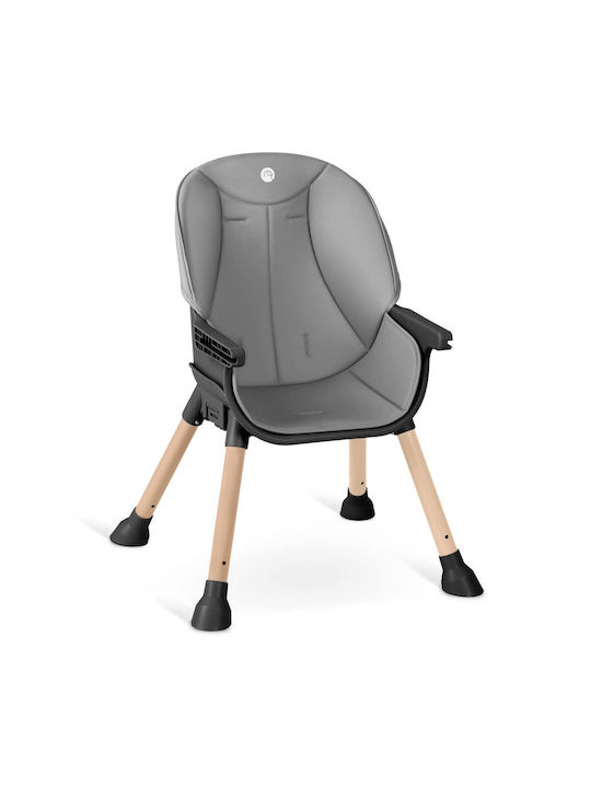 Nukido Tilo Baby Highchair 3 in 1 with Adjustable Height Gray