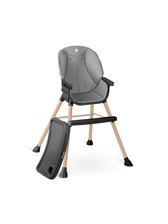 Nukido Tilo Baby Highchair 3 in 1 with Adjustable Height Gray
