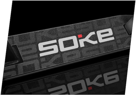 Soke Детски ролери Сгъваемо Go! 2 колела Черно