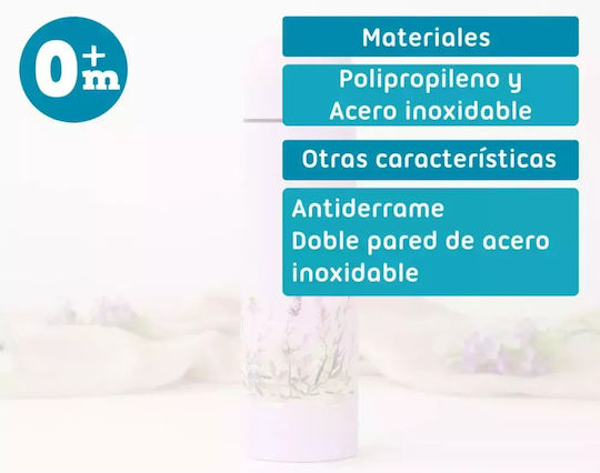 Kiokids Petit Moments Baby Thermoskanne für Flüssigkeiten Edelstahl 500ml