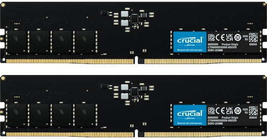 Crucial 32GB DDR5 RAM cu 2 module (2x16GB) și Viteză 5600 pentru