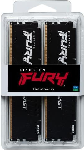 Kingston Fury Beast DDR5 64GB RAM με 2x32GB Modules και Ταχύτητα 5600 για Desktop