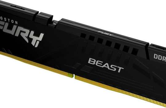 Kingston FURY Beast DDR5 με Module 1x16GB και Ταχύτητα 6000 για Desktop