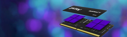 Kingston Fury Impact DDR5 με Module 1x16GB και Ταχύτητα 4800 για Laptop