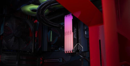 Kingston FURY Beast RGB DDR4 με Module 1x16GB και Ταχύτητα 3200 για Desktop