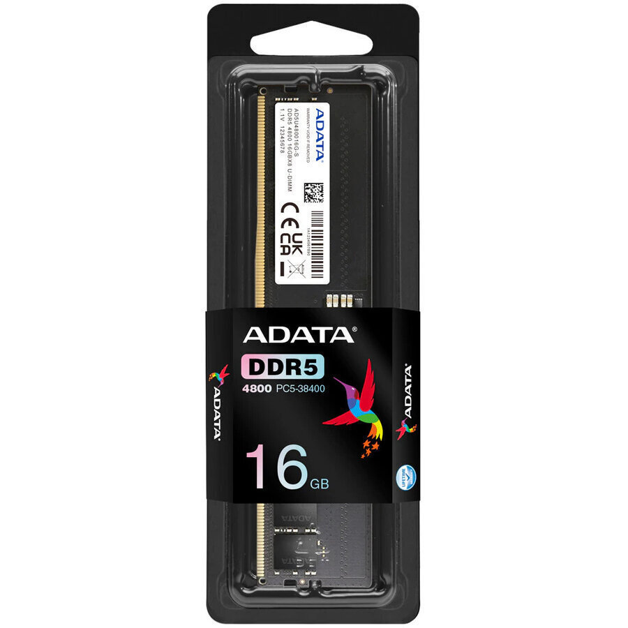 Adata 16GB DDR5 RAM cu Viteză 4800 pentru Desktop (AD5U480016G-S