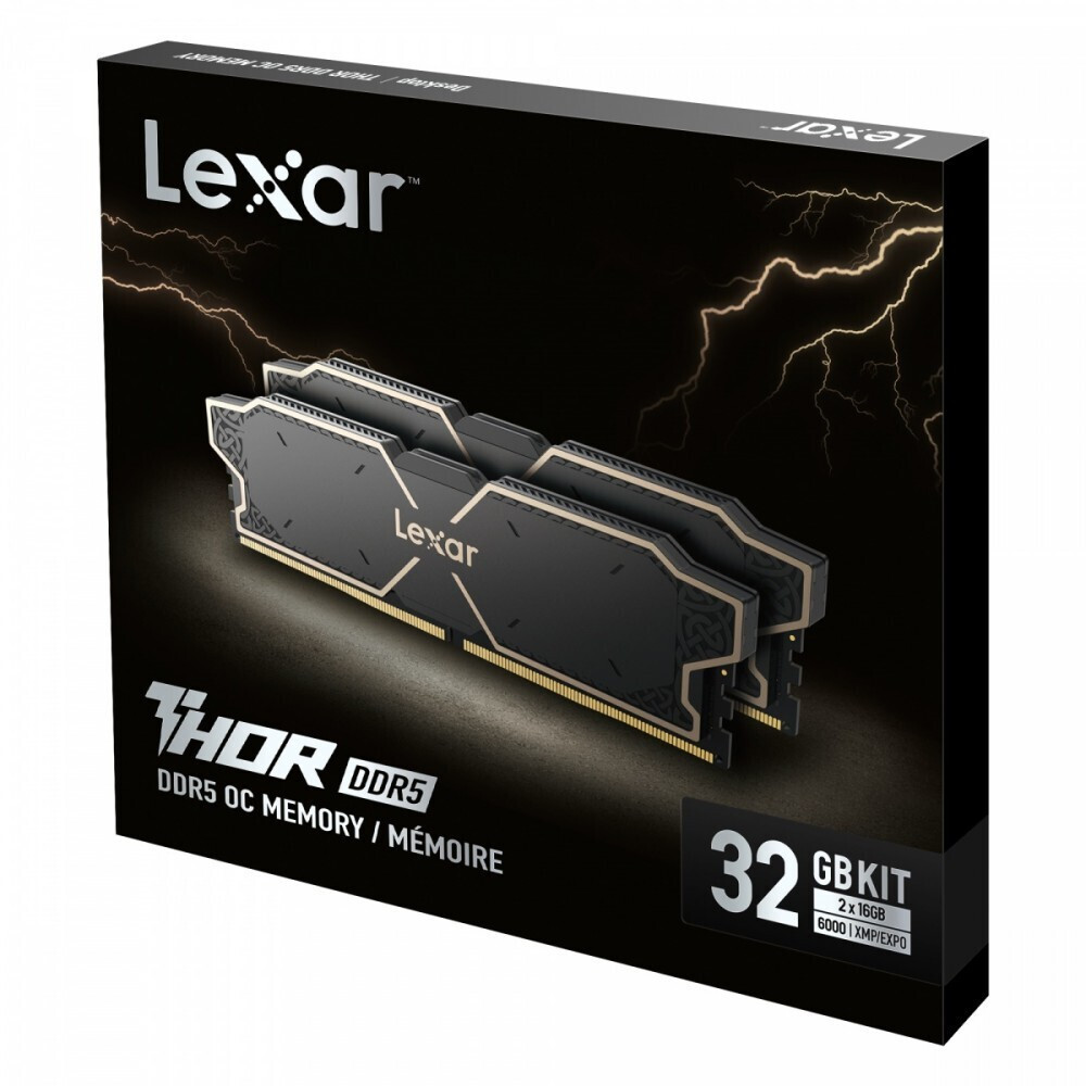 Lexar THOR 32GB DDR5 RAM cu 2 module (2x16GB) și Viteză 6000