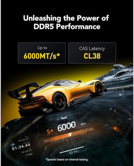 Lexar THOR DDR5 32GB RAM με 2x16GB Modules και Ταχύτητα 6000 για Desktop