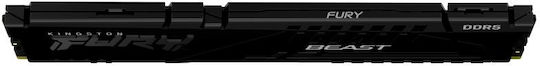 Kingston FURY Beast DDR5 with Module 1x16GB and Speed 6800 for Desktop