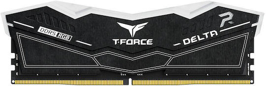 TeamGroup Delta RGB DDR5 32GB RAM με 2x16GB Modules και Ταχύτητα 6400 για Desktop