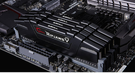 G.Skill Ripjaws V DDR4 128GB RAM με 4x32GB Modules και Ταχύτητα 2666 για Desktop
