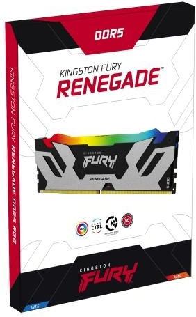 Kingston Fury Renegade RGB DDR5 με Module 1x16GB και Ταχύτητα 6400 για Desktop