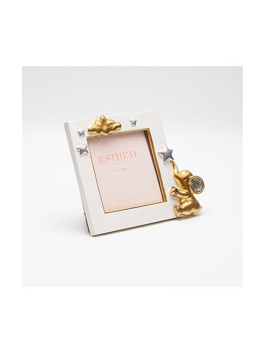 Eurolamp Elephant Παιδική Κορνίζα Λευκή 9x9cm