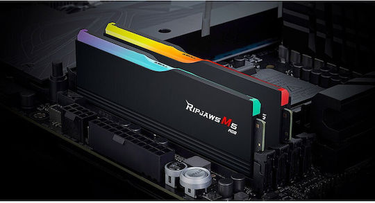 G.Skill Ripjaws M5 RGB DDR5 64GB RAM με 2x32GB Modules και Ταχύτητα 5200 για Desktop