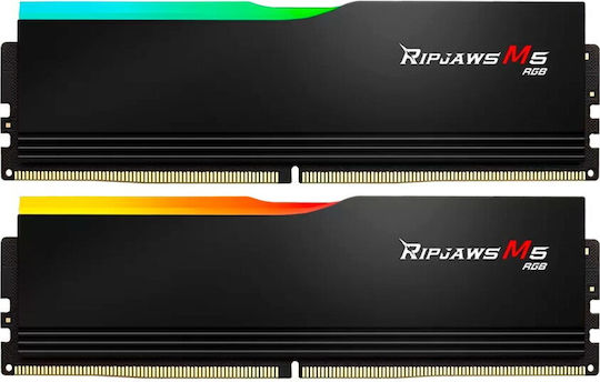 G.Skill Ripjaws M5 RGB 96GB DDR5 RAM с 2 модула (2x48GB) и Скорост 5600 за Настолен Компютър