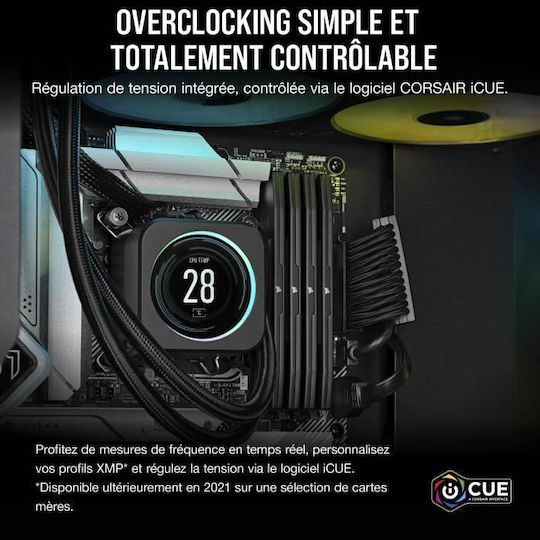 Corsair Vengeance 32GB DDR5 RAM cu 2 module (2x16GB) și Viteză