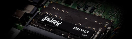 Kingston Fury Impact DDR4 με Module 1x16GB και Ταχύτητα 3200 για Laptop