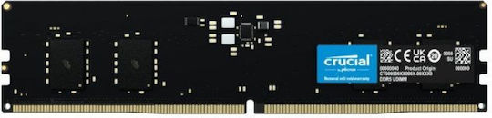 Crucial DDR5 64GB RAM with 2x32GB Modules and Speed 4800 for Desktop