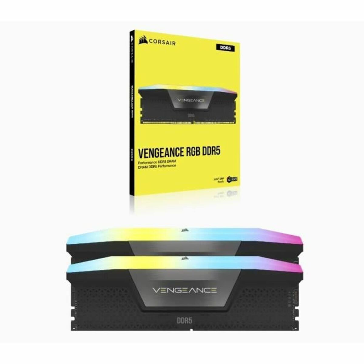 Corsair Vengeance RGB 32GB DDR5 RAM cu 2 module (2x16GB) și Viteză