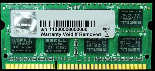 G.Skill 8GB DDR3 RAM with 1333 Speed for Laptop
