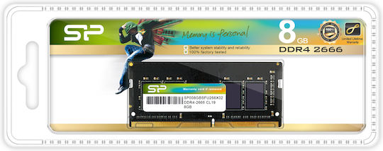 Silicon Power DDR4 με Module 1x8GB και Ταχύτητα 2666 για Laptop