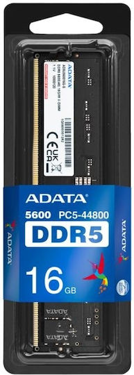 メモリー ADATA DDR5 5600MHz 16Gx2 AD5U560016G Adata 16GB DDR5 RAM cu Viteză 5600 pentru Desktop (AD5U560016G-S