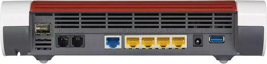 AVM FRITZ!Box 5590 Fiber Ασύρματο VDSL2 Modem Router Wi‑Fi 6 με 4 Θύρες