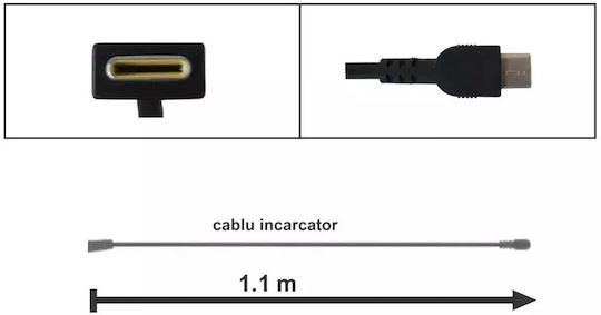 Încărcător Auto Lenovo Thinkpad E590 45w Usb-c Mentor Premium