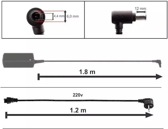 Adaptor Alimentare Sony Bravia Kd-43xf7003 Tv 19.5v 5.2a 100w Mentor Premium