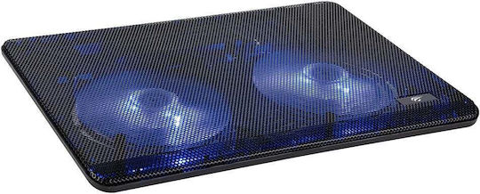 Havit F2035 Cooling Pad για Laptop έως 15.6" με 2 Ανεμιστήρες και Φωτισμό Μωβ