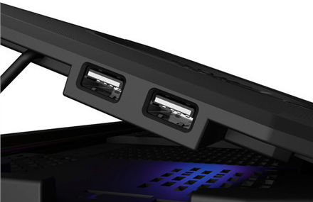 Genesis OXID 850 Cooling Pad για Laptop έως 17.3" με 5 Ανεμιστήρες και Φωτισμό