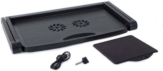 Verk Group Τραπεζάκι για Laptop έως 17" με 1 Ανεμιστήρα 06162
