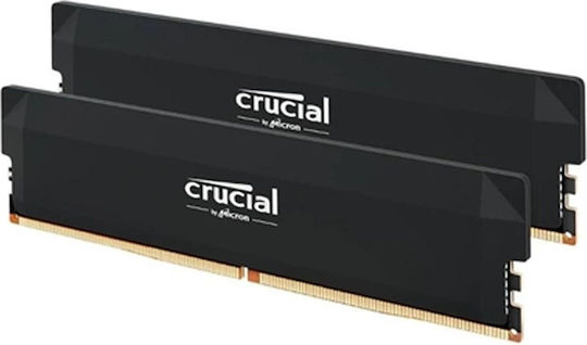 Crucial Pro 32GB DDR5 RAM cu 2 module (2x16GB) și Viteză 6400
