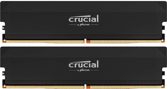 Crucial Pro DDR5 32GB RAM με 2x16GB Modules και Ταχύτητα 6400 για Desktop