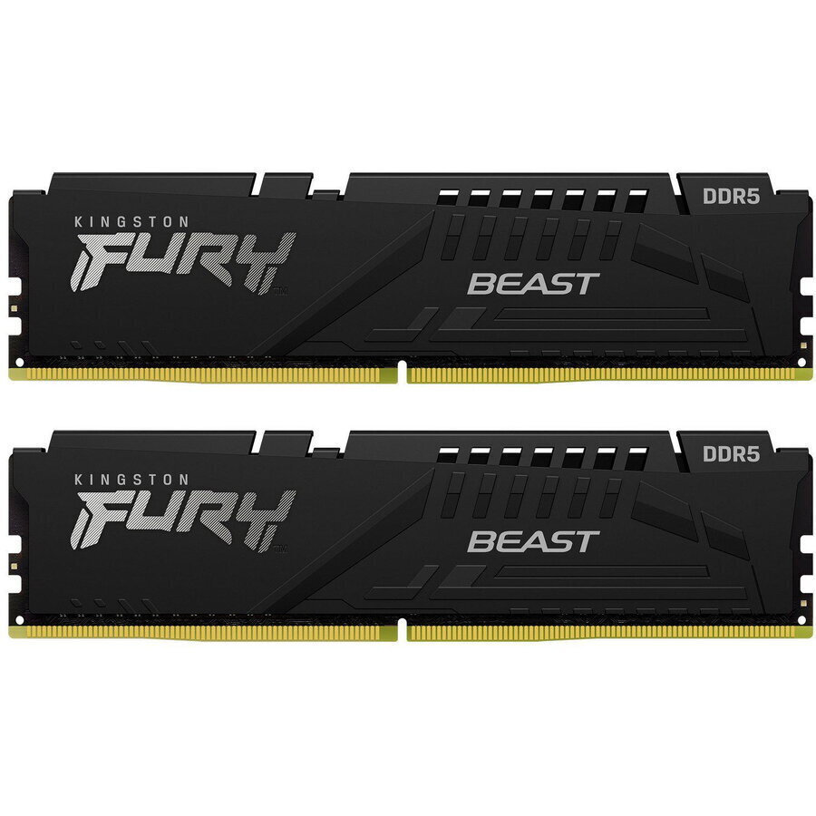 Kingston Fury Beast DDR5 64GB RAM με 2x32GB Modules και Ταχύτητα 6400 για Desktop