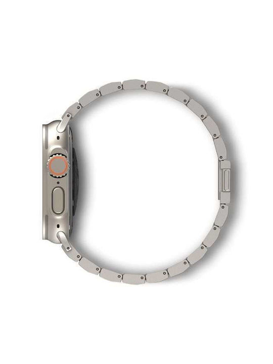 Decoded Titanium Traction Strap Stainless Steel Beige (Apple Watch 44/45/46mm/Ultra 49mm)
