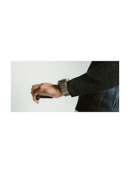 Decoded Titanium Traction Strap Stainless Steel Beige (Apple Watch 44/45/46mm/Ultra 49mm)