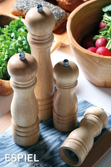 Espiel Set Manual Râșnițe Condimente din Lemn în Culoare Bej 21cm 2buc