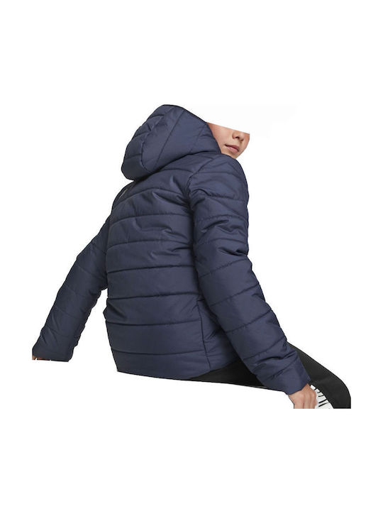 Kids' Sports Jacket Short with Hood Navy Blue