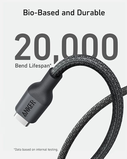 Anker USB 2.0 Kabel USB-C männlich - USB-C 140W PD Schwarz 1,8m A80F6H11