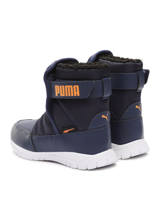 Nieve Wtr Kinder-Schneestiefeletten mit Klettverschluss Blau