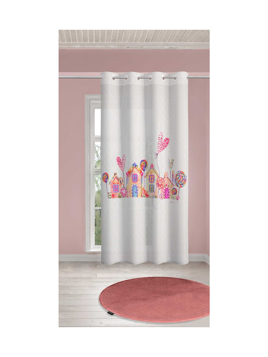 Saint Clair Kids Grommet Top Curtain Lollipop Beige 160x240cm